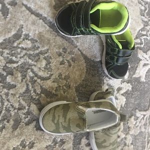 2 pairs of boy shoes